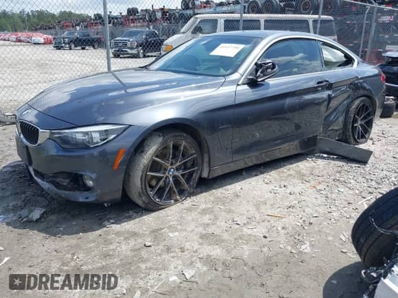2019 BMW 4 Series 430i with VIN WBA4W3C53KAF92600, listed as a IAAI auction lot 41937759 with 111,589 mi miles and . Bid and sale history available at DreamBid. Image 2.