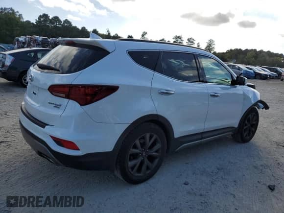 2017 Hyundai Santa Fe Ultimate with VIN 5XYZW4LA2HG476418, listed as a Copart auction lot 84270955 with 114,046 mi miles and Salvage title. Bid and sale history available at DreamBid. Image 3.