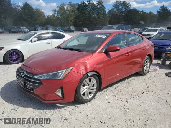 2019 Hyundai Elantra Value Edition с VIN 5NPD84LF7KH473031, выставлен на аукционе Copart как лот 82383265 с пробегом 65 340 миль миль и Списание • Salvage title. История ставок и продаж доступна на DreamBid. Изображение 1.