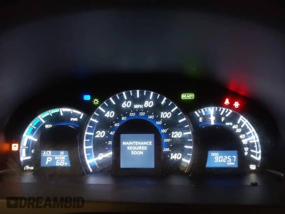 2013 Toyota Camry XLE with VIN 4T1BD1FK5DU097069, listed as a IAAI auction lot 43052279 with 90,257 mi miles and . Bid and sale history available at DreamBid. Image 7.