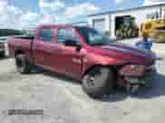 2018 Ram 1500 Express with VIN 1C6RR6KT4JS188087, listed as a Copart auction lot 66844625 with 153,202 mi miles and Salvage title. Bid and sale history available at DreamBid. Image 4.