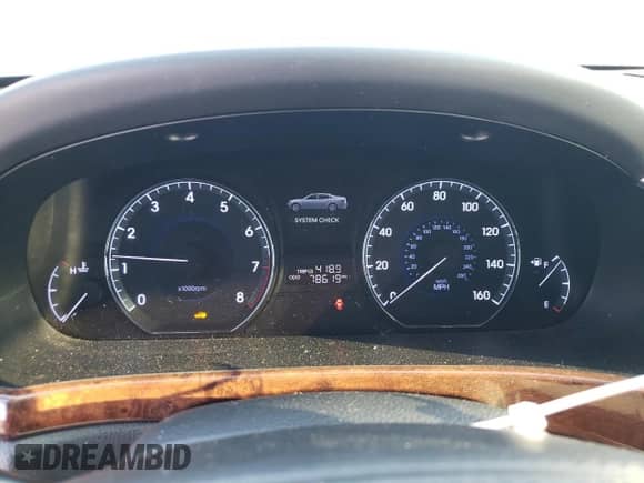 2013 Hyundai Equus Signature с VIN KMHGH4JH1DU066425, выставлен на аукционе Copart как лот 77565744 с пробегом 78 619 миль миль и Списание • Salvage title. История ставок и продаж доступна на DreamBid. Изображение 9.