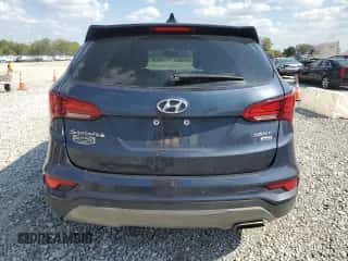 2017 Hyundai Santa Fe 2.4L z VIN 5XYZTDLB6HG441771, wystawiony jako Copart lot #81745675 z przebiegiem 136 514 mil mil oraz Szkoda całkowita • Salvage title. Historia ofert i sprzedaży dostępna na DreamBid. Obrazek 6.