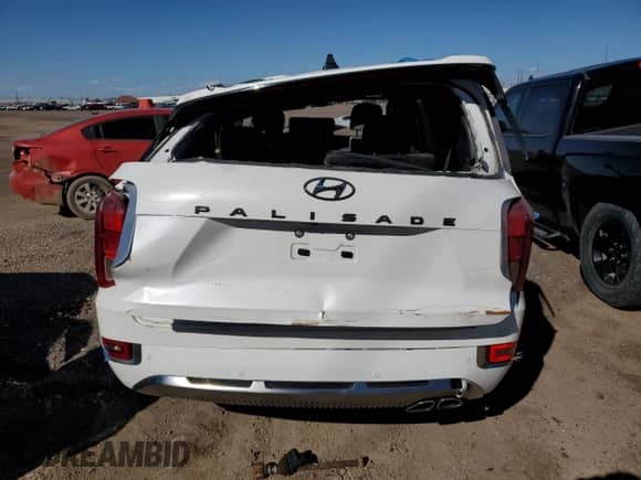 2022 Hyundai Palisade Calligraphy с VIN KM8R74HE5NU487606, выставлен на аукционе Copart как лот 71195655 с пробегом 24 303 миль миль и Списание • Salvage title. История ставок и продаж доступна на DreamBid. Изображение 6.