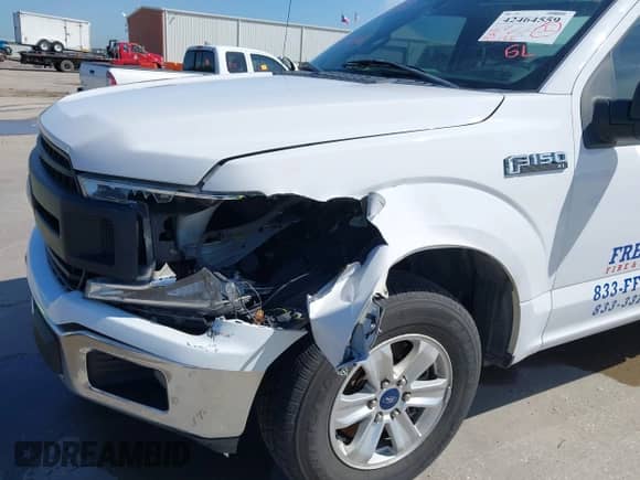 2019 Ford F-150 XL with VIN 1FTMF1CB0KKE69096, listed as a IAAI auction lot 42464559 with 147,122 mi miles and . Bid and sale history available at DreamBid. Image 6.