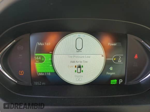 2020 Chevrolet Bolt EV Premier with VIN 1G1FZ6S08L4126869, listed as a Copart auction lot 82665135 with 7,852 mi miles and Salvage title. Bid and sale history available at DreamBid. Image 9.