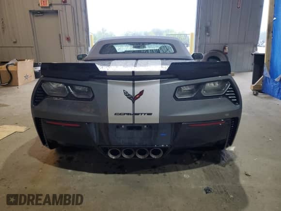 2015 Chevrolet Corvette Z06 3LZ with VIN 1G1YU3D61F5604992, listed as a Copart auction lot 66395114 with 23,555 mi miles and Salvage title. Bid and sale history available at DreamBid. Image 6.
