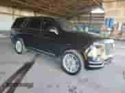 2025 Cadillac Escalade with VIN 1GYS9BRL7SR221143, listed as a Copart auction lot 89501395 with 495 mi miles and Salvage title. Bid and sale history available at DreamBid. Image 4.