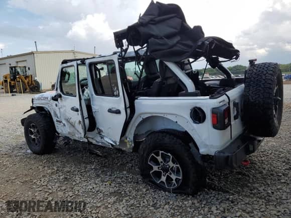 2023 Jeep Wrangler Rubicon z VIN 1C4HJXFN8PW619755, wystawiony jako Copart lot #62449735 z przebiegiem 23 910 mil mil oraz Szkoda całkowita • Salvage title. Historia ofert i sprzedaży dostępna na DreamBid. Obrazek 2.