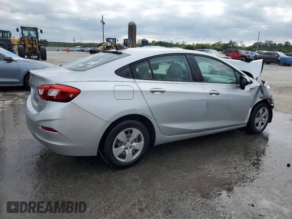 2017 Chevrolet Cruze LS with VIN 1G1BC5SM9H7114250, listed as a Copart auction lot 71910245 with Not provided miles and Salvage title. Bid and sale history available at DreamBid. Image 3.