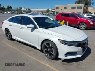 2019 Honda Accord Sport with VIN 1HGCV2F34KA008709, listed as a IAAI auction lot 42985281 with 68,815 mi miles and . Bid and sale history available at DreamBid. Image 1.