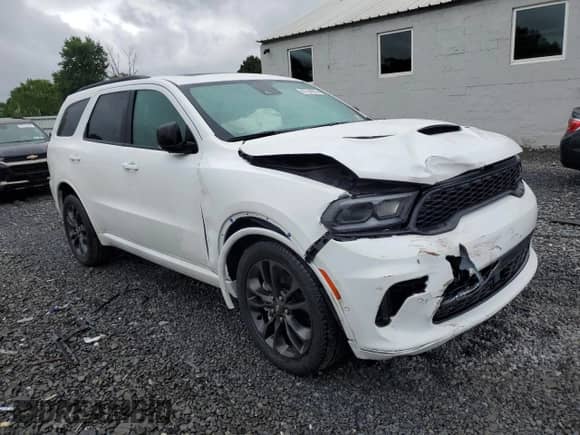 2025 Dodge Durango GT Plus with VIN 1C4RDJDG4SC507736, listed as a Copart auction lot 57764255 with 2,737 mi miles and Salvage title. Bid and sale history available at DreamBid. Image 4.