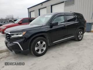 2023 Honda Pilot EX-L с VIN 5FNYG1H49PB058440, выставлен на аукционе Copart как лот 47689015 с пробегом 44 423 миль миль и Списание • Salvage title. История ставок и продаж доступна на DreamBid. Изображение 1.