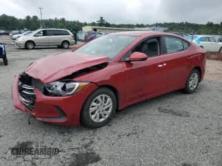 2017 Hyundai Elantra SE with VIN 5NPD74LF1HH052434, listed as a Copart auction lot 87374035 with 77,115 mi miles and Non repairable. Bid and sale history available at DreamBid. Image 1.