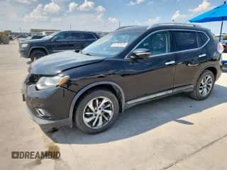 2015 Nissan Rogue SL z VIN 5N1AT2MV3FC799773, wystawiony jako Copart lot #81287825 z przebiegiem Nie podano mil oraz Szkoda całkowita • Salvage title. Historia ofert i sprzedaży dostępna na DreamBid. Obrazek 1.