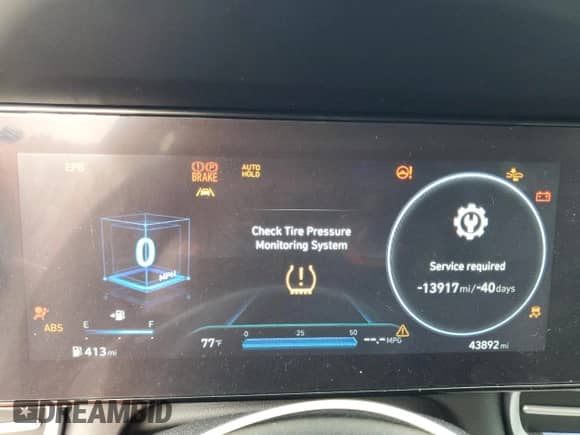 2023 Hyundai Elantra Limited with VIN KMHLP4AG8PU463045, listed as a Copart auction lot 81739915 with 43,892 mi miles and Salvage title. Bid and sale history available at DreamBid. Image 9.