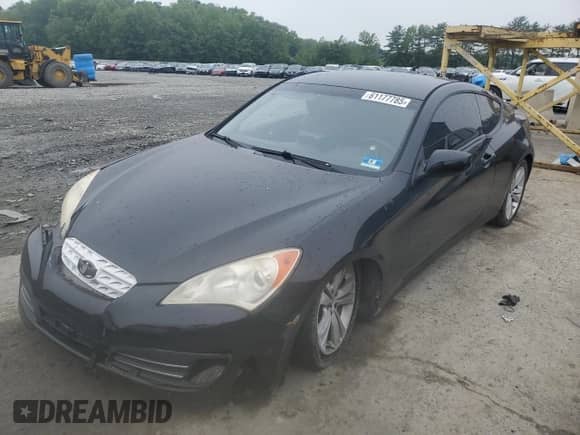 2010 Hyundai Genesis Coupe Track с VIN KMHHU6KH6AU013189, выставлен на аукционе Copart как лот 61177785 с пробегом Не указан миль и Списание • Salvage title. История ставок и продаж доступна на DreamBid. Изображение 1.