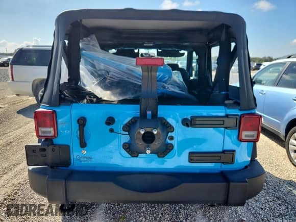 2017 Jeep Wrangler Sport with VIN 1C4AJWAG0HL582918, listed as a Copart auction lot 87384905 with 21,972 mi miles and Salvage title. Bid and sale history available at DreamBid. Image 6.