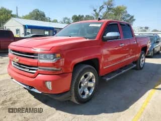 2016 Chevrolet Silverado 1500 LTZ with VIN 3GCUKSEC6GG281009, listed as a Copart auction lot 84231555 with 131,343 mi miles and Salvage title. Bid and sale history available at DreamBid. Image 1.
