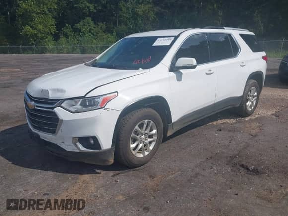 2018 Chevrolet Traverse LT Cloth with VIN 1GNERGKW4JJ136026, listed as a IAAI auction lot 43102957 with 185,165 mi miles and . Bid and sale history available at DreamBid. Image 2.