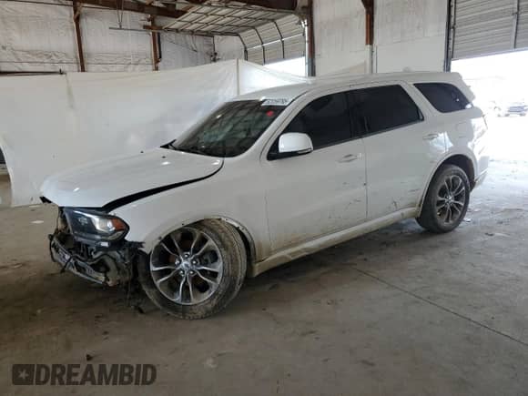 2019 Dodge Durango GT Plus with VIN 1C4RDJDG8KC770442, listed as a Copart auction lot 62059795 with Not provided miles and Salvage title. Bid and sale history available at DreamBid. Image 1.