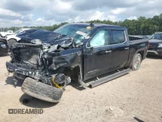 2021 GMC Sierra 1500 Denali z VIN 3GTU9FET4MG127218, wystawiony jako Copart lot #65553225 z przebiegiem Nie podano mil oraz Szkoda całkowita • Salvage title. Historia ofert i sprzedaży dostępna na DreamBid. Obrazek 1.
