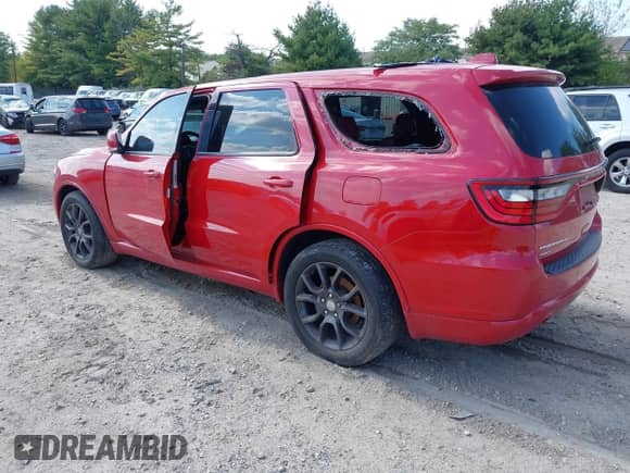 2015 Dodge Durango R/T with VIN 1C4SDJCT3FC188464, listed as a IAAI auction lot 43268837 with 100,054 mi miles and . Bid and sale history available at DreamBid. Image 3.