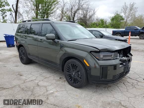 2024 Hyundai Santa Fe Calligraphy with VIN 5NMP54G18RH001061, listed as a Copart auction lot 54006955 with 13,452 mi miles and Salvage title. Bid and sale history available at DreamBid. Image 4.