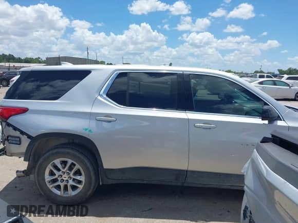 2020 Chevrolet Traverse LS with VIN 1GNERFKW3LJ298789, listed as a IAAI auction lot 42803638 with 72,671 mi miles and . Bid and sale history available at DreamBid. Image 14.
