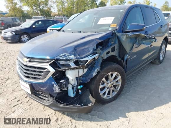 2019 Chevrolet Equinox LT with VIN 2GNAXKEV9K6282690, listed as a IAAI auction lot 43265990 with 79,289 mi miles and . Bid and sale history available at DreamBid. Image 6.