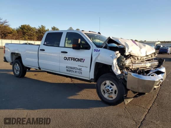 2017 Chevrolet Silverado 2500HD Work Truck with VIN 1GC1KUEGXHF150945, listed as a Copart auction lot 86155734 with Not provided miles and Salvage title. Bid and sale history available at DreamBid. Image 4.