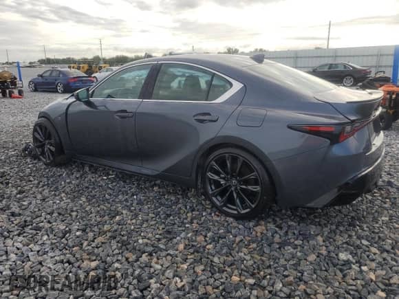 2024 Lexus IS 350 F Sport z VIN JTHBZ1B22R5079284, wystawiony jako Copart lot #70114085 z przebiegiem 2 344 mil mil oraz Czysty tytuł • Clean title. Historia ofert i sprzedaży dostępna na DreamBid. Obrazek 2.