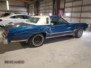 1976 Chevrolet Monte Carlo z VIN 1H57V6D483055, wystawiony jako Copart lot #55043985 z przebiegiem 18 625 mil mil oraz Szkoda całkowita • Salvage title. Historia ofert i sprzedaży dostępna na DreamBid. Obrazek 3.
