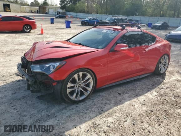 2016 Hyundai Genesis Coupe R-Spec with VIN KMHHU6KJ2GU131350, listed as a Copart auction lot 51492095 with 98,955 mi miles and Salvage title. Bid and sale history available at DreamBid. Image 1.