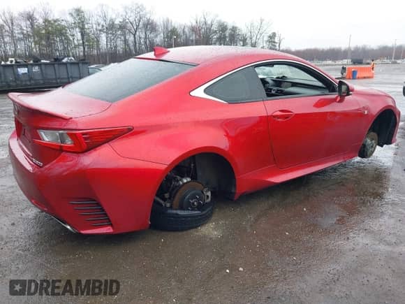 2016 Lexus RC 300 F Sport with VIN JTHSM5BC8G5001328, listed as a IAAI auction lot 41854553 with 77,221 mi miles and . Bid and sale history available at DreamBid. Image 4.