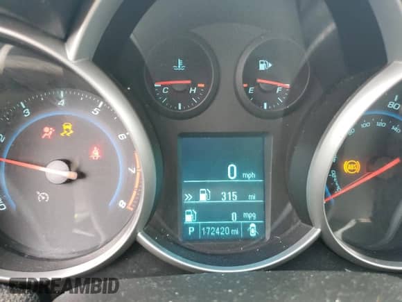 2012 Chevrolet Cruze 1LT с VIN 1G1PF5SC2C7121800, выставлен на аукционе Copart как лот 71798005 с пробегом 172 420 миль миль и Списание • Salvage title. История ставок и продаж доступна на DreamBid. Изображение 9.