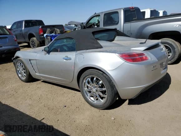 2008 Saturn Sky with VIN 1G8MC35B88Y125341, listed as a Copart auction lot 73589564 with 21,597 mi miles and Salvage title. Bid and sale history available at DreamBid. Image 2.