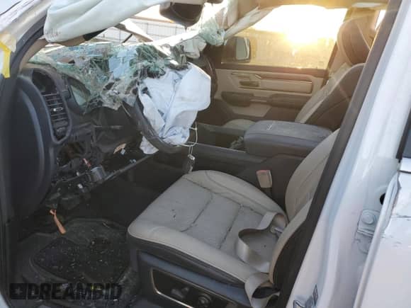 2021 Ram 1500 Limited с VIN 1C6RREHT0MN567429, выставлен на аукционе Copart как лот 87416954 с пробегом 35 629 миль миль и Списание • Salvage title. История ставок и продаж доступна на DreamBid. Изображение 7.