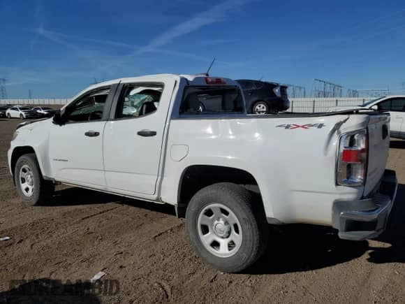 2022 Chevrolet Colorado 4WD Work Truck with VIN 1GCGTBEN7N1127755, listed as a Copart auction lot 88403365 with 9,090 mi miles and Salvage title. Bid and sale history available at DreamBid. Image 2.