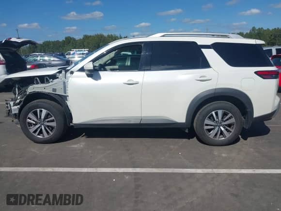 2022 Nissan Pathfinder SL with VIN 5N1DR3CC1NC269012, listed as a IAAI auction lot 43356202 with 64,982 mi miles and . Bid and sale history available at DreamBid. Image 15.