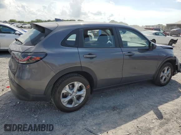 2025 Honda HR-V LX with VIN 3CZRZ1H34SM727377, listed as a Copart auction lot 64195185 with 2,624 mi miles and Clean title. Bid and sale history available at DreamBid. Image 3.