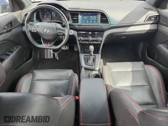 2020 Hyundai Elantra Sport with VIN KMHD04LB3LU037882, listed as a Copart auction lot 81089965 with 89,570 mi miles and Salvage title. Bid and sale history available at DreamBid. Image 8.
