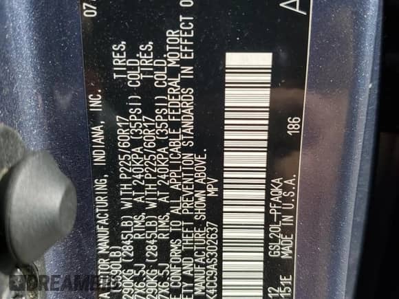 2010 Toyota Sienna XLE с VIN 5TDYK4CC9AS302637, выставлен на аукционе Copart как лот 87415075 с пробегом 229 182 миль миль и Чистый • Clean title. История ставок и продаж доступна на DreamBid. Изображение 13.