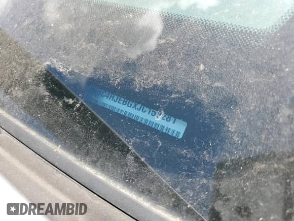 2018 Jeep Grand Cherokee Sterling с VIN 1C4RJEBGXJC159281, выставлен на аукционе Copart как лот 61372155 с пробегом 132 693 миль миль и Списание • Salvage title. История ставок и продаж доступна на DreamBid. Изображение 14.