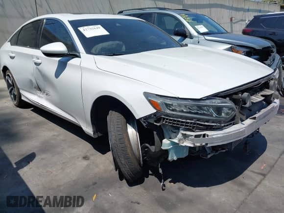 2018 Honda Accord Sport with VIN 1HGCV2F37JA034154, listed as a IAAI auction lot 42702649 with 68,247 mi miles and . Bid and sale history available at DreamBid. Image 1.