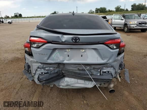 2022 Toyota Corolla XSE с VIN 5YFT4MCE7NP126725, выставлен на аукционе Copart как лот 71670215 с пробегом 25 833 миль миль и Списание • Salvage title. История ставок и продаж доступна на DreamBid. Изображение 6.
