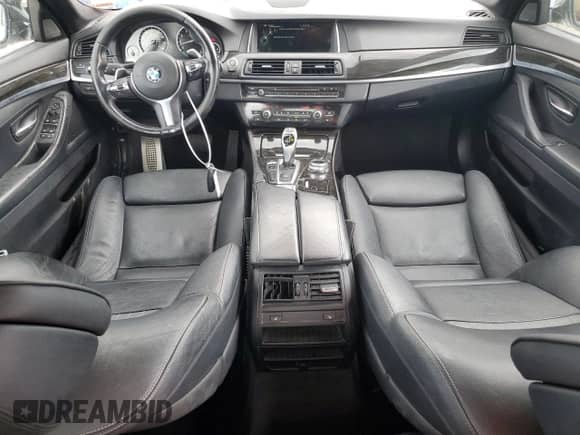 2014 BMW 5 Series 535i xDrive with VIN WBA5B3C58ED534336, listed as a Copart auction lot 70355475 with 119,429 mi miles and Salvage title. Bid and sale history available at DreamBid. Image 8.