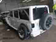 2022 Jeep Wrangler Unlimited Sahara with VIN 1C4HJXEN3NW222744, listed as a IAAI auction lot 41249285 with 43,780 mi miles and . Bid and sale history available at DreamBid. Image 3.