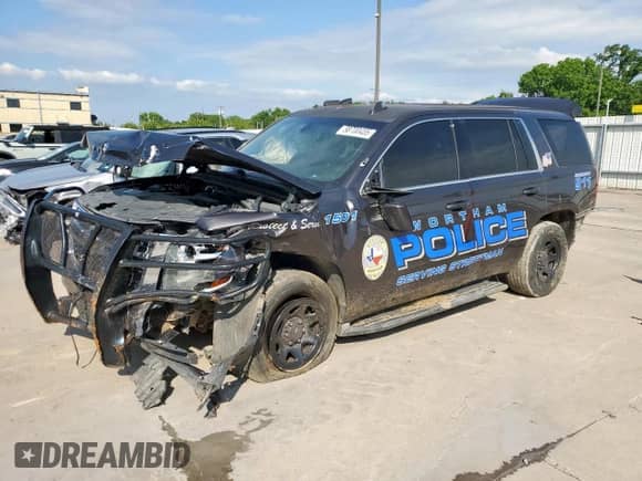 2015 Chevrolet Tahoe Commercial z VIN 1GNSK2EC5FR515993, wystawiony jako Copart lot #58700455 z przebiegiem 133 248 mil mil oraz Szkoda całkowita • Salvage title. Historia ofert i sprzedaży dostępna na DreamBid. Obrazek 1.