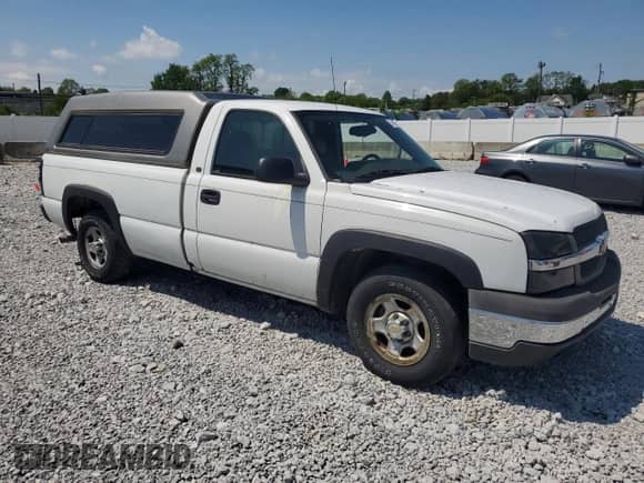 2004 Chevrolet Silverado 1500 Work Truck with VIN 1GCEC14X84Z120477, listed as a Copart auction lot 57429665 with 262,170 mi miles and Clean title. Bid and sale history available at DreamBid. Image 4.